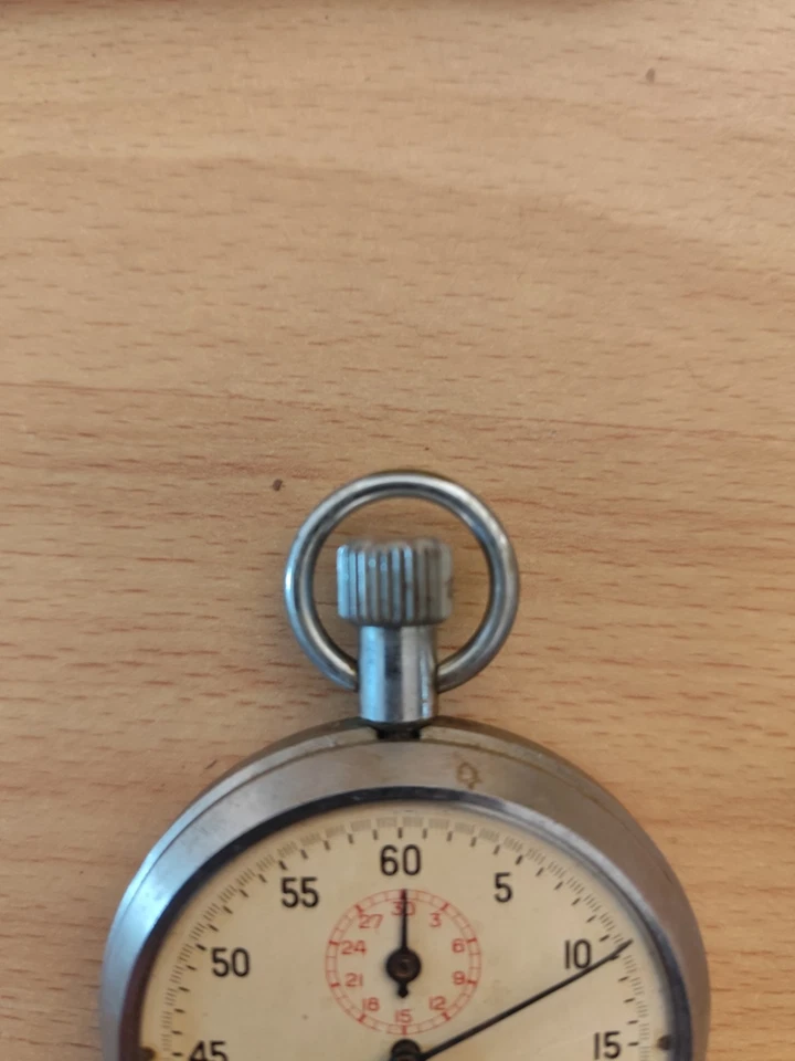 Ancien Superbe Chronomètre Prolabo Mécanique Vintage Montre Mouvement - Photo 3/4