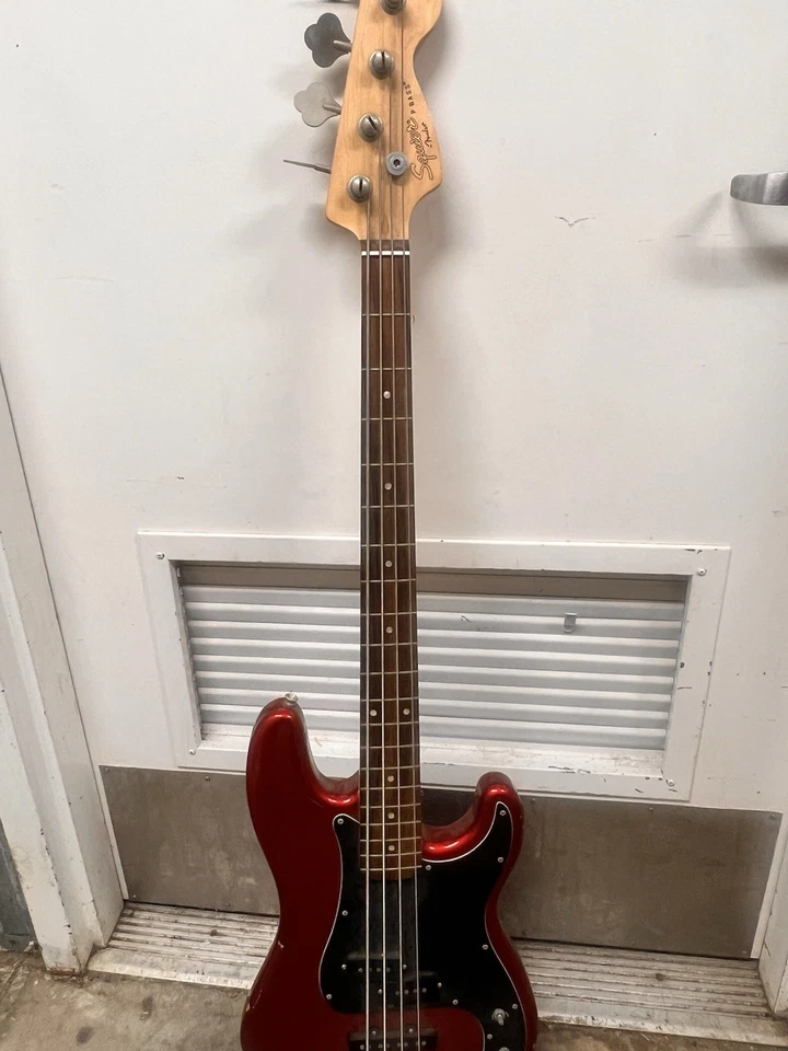 Fender Nate Mendel Precision Bass Guitar Candy Apple Red Rosewood Fingerboard - Image 2 of 4