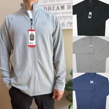 Bench Urbanwear Mens Full Zip Jacket Sz M L XL Moisture Wicking Zipper Pockets