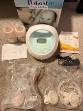 Spectra S1 Plus Premier Double Electric Breast Pump - Rechargeable, Blue READ 