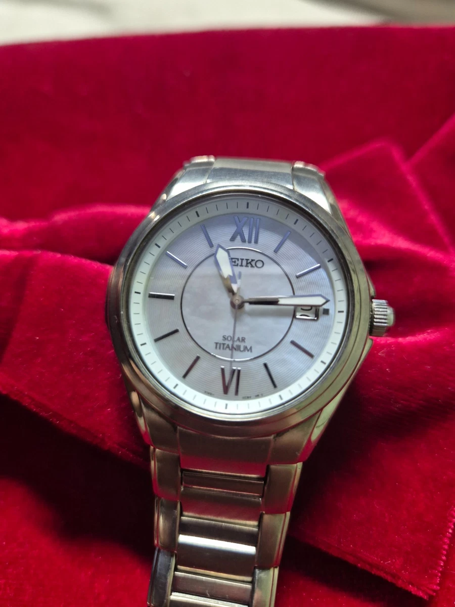 Seiko Solar Titanium Band Wristwatches for sale - eBay