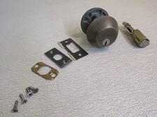 Schlage Single Cylinder Deadbolt Antique Pewter