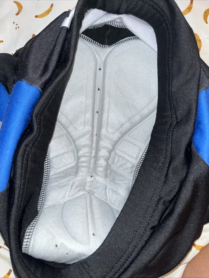 Pantalones de Ciclismo Patrocinados 2 Pares Talla X Grande, Acolchados, Cremallera Tobillos, Compresión Foto 3 de 4