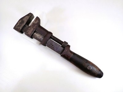 Vintage Maine Central Railroad MCRR Coes 12'' Adjustable Monkey Wrench Tool 50