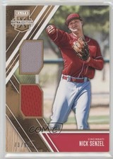 2017 Panini Elite Extra Edition Dual Materials Holo Gold 73/99 Nick Senzel 1j6
