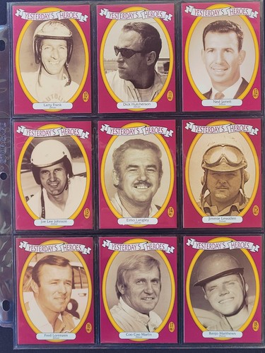 1991 Track Pack "Yesterday's Heroes" Complete (48) Racing Card Set - Picture 4 of 13