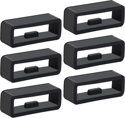 6 Pcs Watch Band Loops, Silicone Watch Strap Holder Loop Watch Strap Loops Watch
