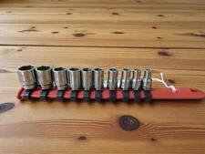 MATCO  1/4” DR. 10 PIECE SAE 6 PT SHALLOW  SOCKET SET 3/16-9/16"