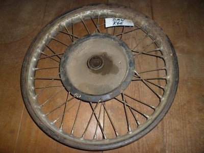 BMW R66, R61 und R71 Rad Speichenrad Originalteil Vorkrieg