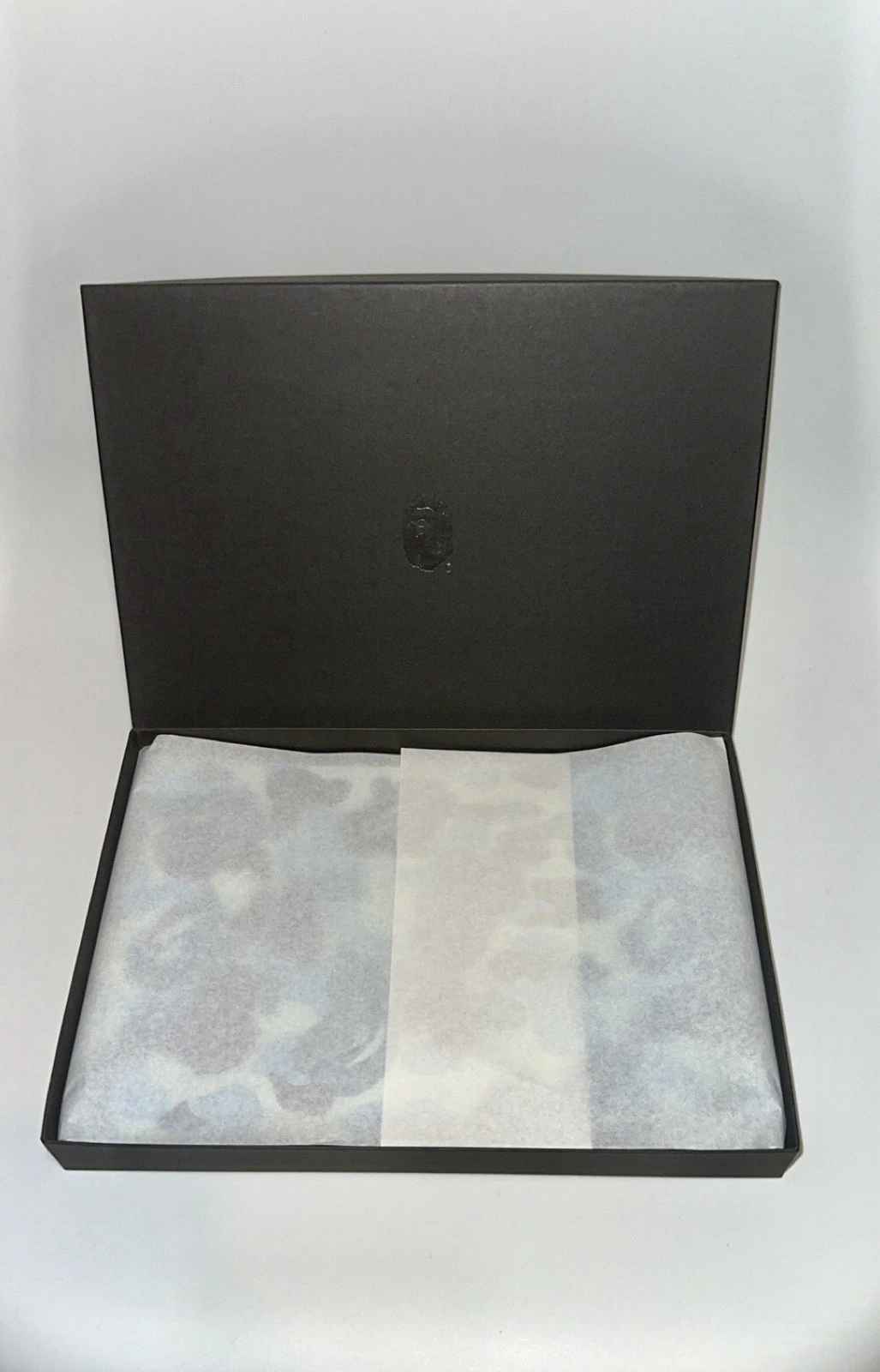 A BATHING APE (BAPE) Borsa borsa borsa da donna A Bathing Ape ABC tela pochette blu mimetica