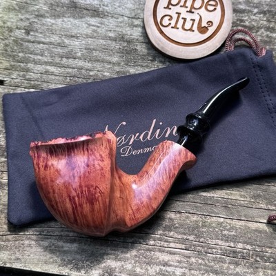 Erik Nording Red Grain #1 Freehand Briar Pipe Made Denmark NEW