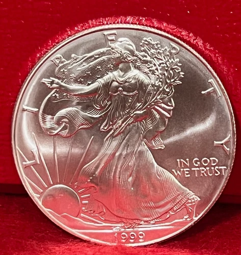 1999 Silver Eagle $1 Dollar 1oz Uncirculated .999