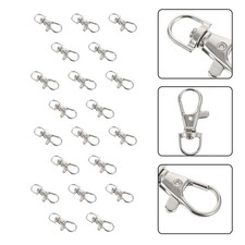 20pcs Bird Stainless Steel Locks Pet Bird Cage Door Cage Buckle Lock