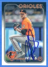TYLER WELLS Signed/Autographed 2024 Topps Card #251 Baltimore Orioles w/COA a