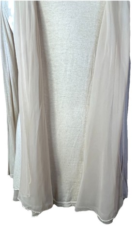 Serbatoio e spolverino Tempo Paris (TG. L) misto seta beige Made in Italy - 2 pezzi - Foto 3 di 13