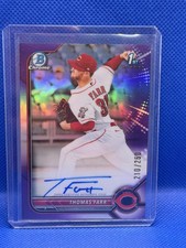 Thomas Farr 2022 Bowman Chrome #CPA-TF Prospect Auto Purple /250 Reds