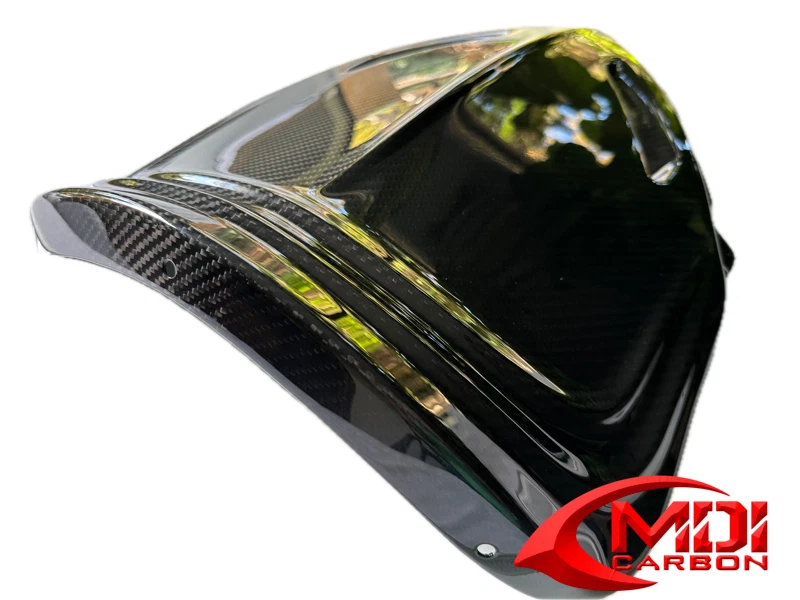 BMW K1200S K1300S 100% fibra de carbono parabrisas carenado capucha Foto 3 de 4