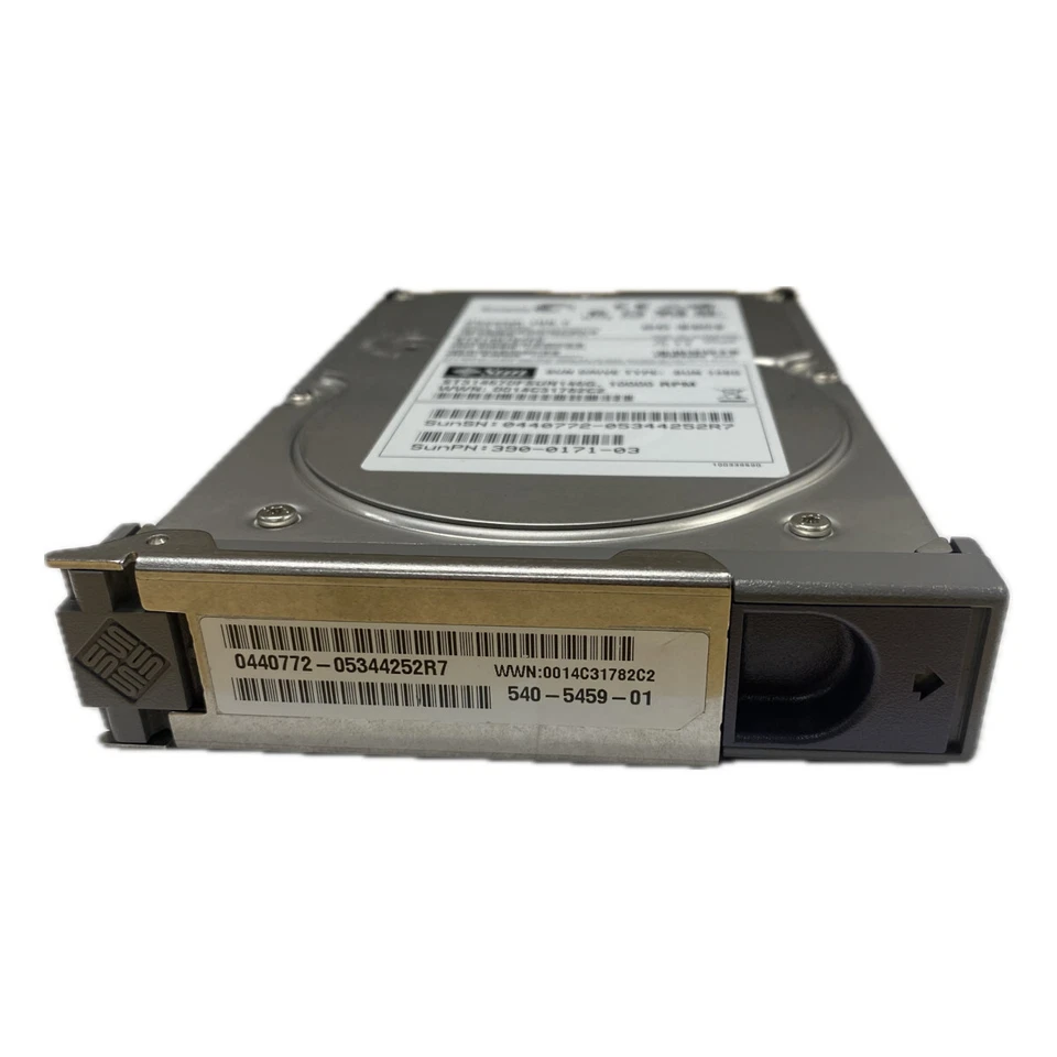Sun 540-5459 Hard Disk Drive 146GB 10K FC-AL w/Spud Bracket for V490 V890 - Image 2 of 4