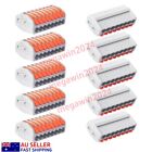 <!--F#f_0-->10pcs Inline Lever 8-Way Electrical Wire Connectors Terminal Block Quick Splice<!--F/-->