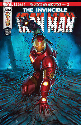 Invincible Iron Man #596 Avengers Variant Marvel Comics 1st Print EXCELSIOR BIN