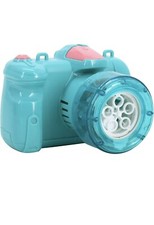 Red Works Soap Bubbles Electric Camera Toy with Soap Liquid Strap Blue JAPAN