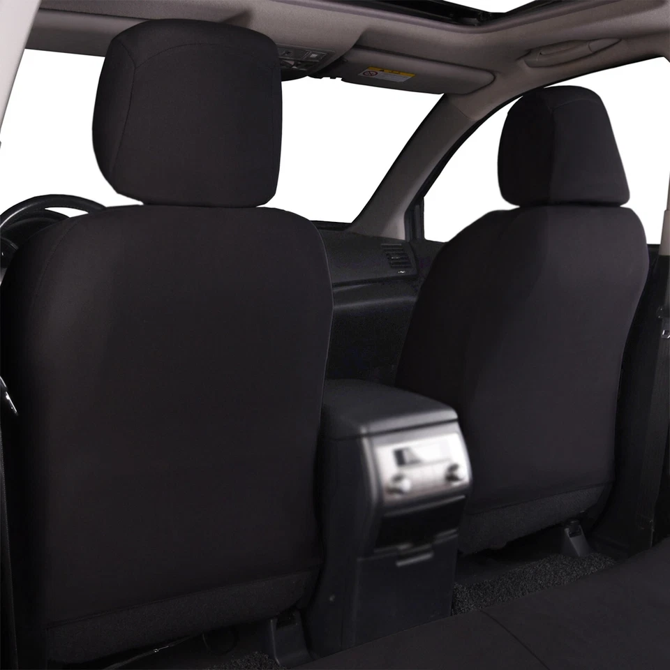 Car Seat Covers Universal Full Set Split 40/60 60/40 Beige Airbag Compatible - image 3 of 4