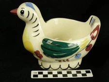 Vtg California Cleminson Distlefink Distelfink Dove Bird Figural Gravy Boat HH