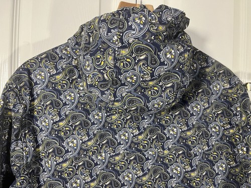 Pretty Green Paisley Print Short Parka Size M Liam Gallagher Style - Picture 18 of 22