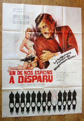ONE OF OUR SPIES IS MISSING U.N.C.L.E original LARGE french movie poster '68