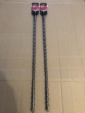 Image of 2 x MILWAUKEE 10MM X 450MM M2 2-CUT SDS+ DRILL BIT 4932344296 brand new