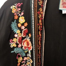 151. Johnny Was Vanessa Embroidered Kimono Duster Coat M New 365