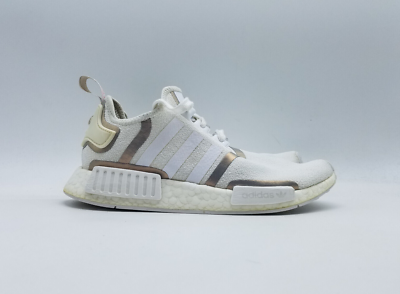 Adidas NMD R1 Women's Size 8.5 Running Shoes White Iridescent