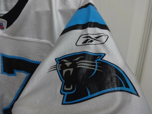 Vtg Reebok NFL Carolina Panthers Jake Delhomme # 17 Football Jersey Youth XL - Picture 6 of 9