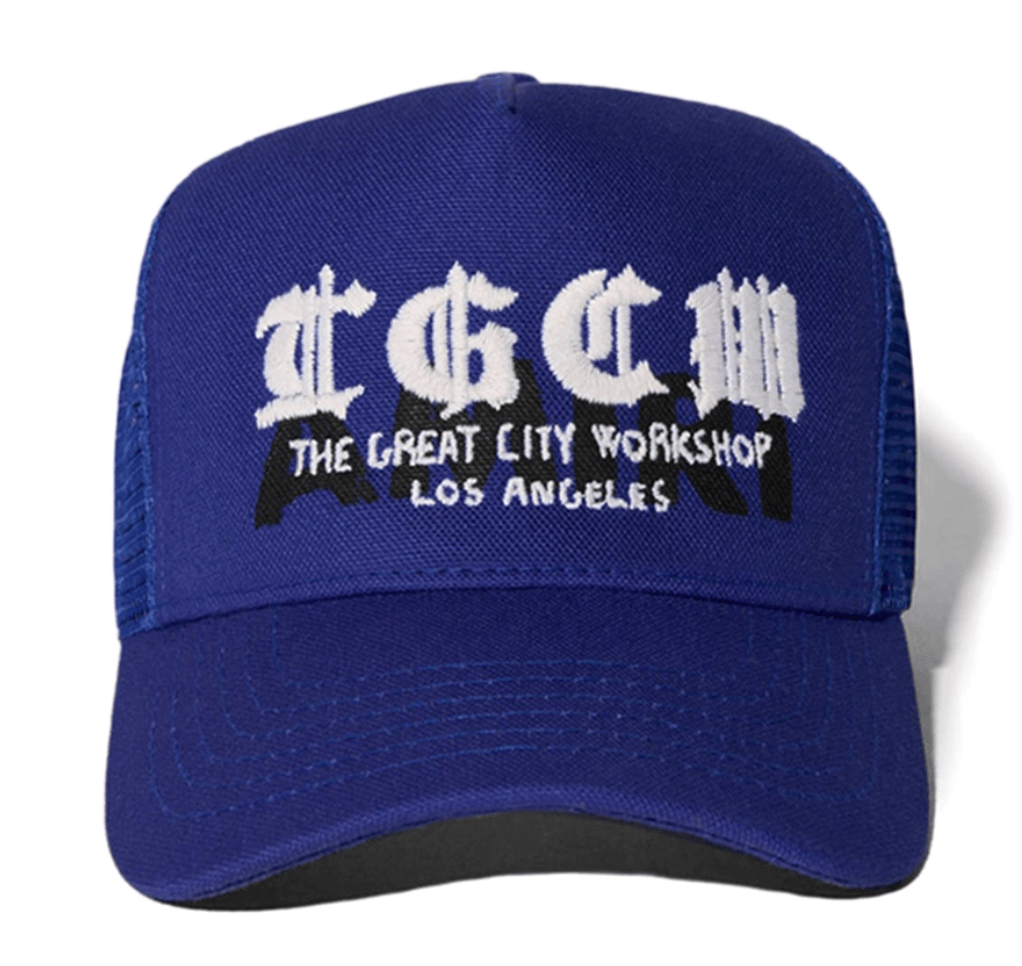 Unisex Amiri Blue Trucker Hat AMIRI Blue  main image 2