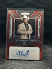 2024 Prizm WWE John Bradshaw Layfield RED AUTO /99 #SS-JBL