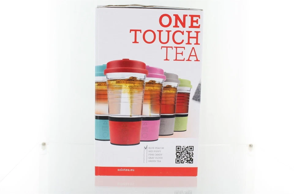Solo Tea - Taza de té One Touch taza de infusión automática sin BPA - caramelo rosa Foto 3 de 4