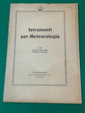 FILOTECNICA SALMOIRAGHI MILANO catalogo 1927 strumenti metereologia