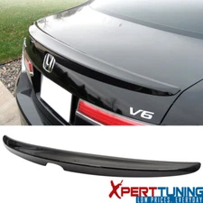Fits 08-12 Honda Accord 4Dr Trunk Spoiler Painted # NH731P Crystal Black Pearl
