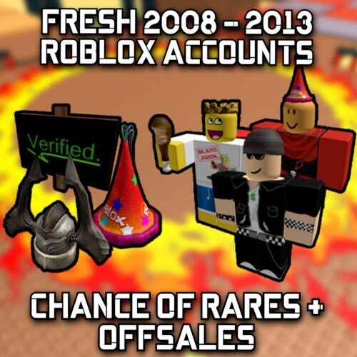 RARE Roblox 2008, 0 - 8K RAP [CHANCE OF OFFSALES], UNVERIFIED, CHEAP