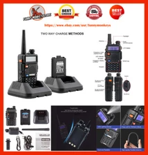 Handheld Radio Scanner Police Fire Transceiver Portable Antenna EMS HAM Two Way