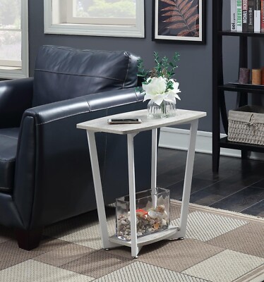 Narrow Small End Table Chair Side Accent For Living Room Office Furniture Thin