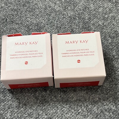 (2) MARY KAY HYDROGEL EYE PATCHES~FULL SIZE~30 PAIRS~3.5 OZ. NIB! EXP 11/22