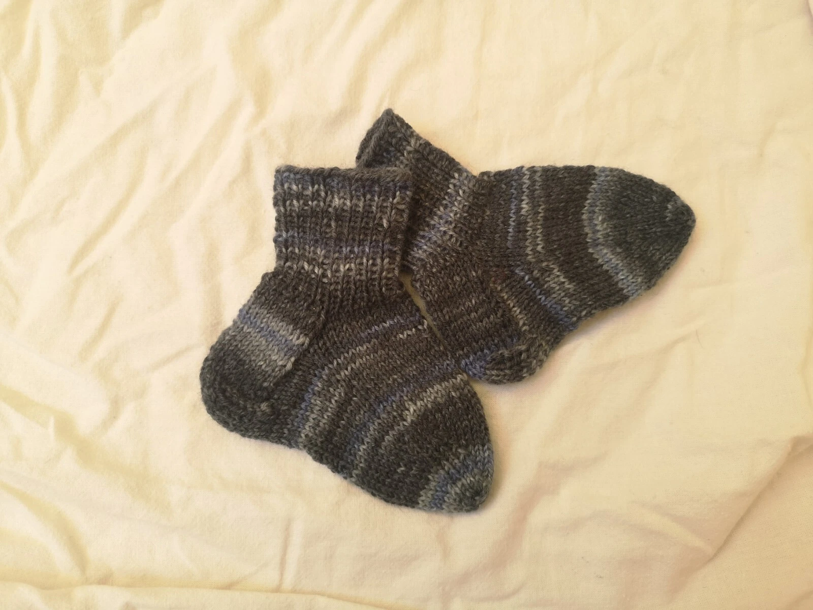 Unique Handmade Hand-Knitted Newborn Baby Wool Socks Winter Socks
