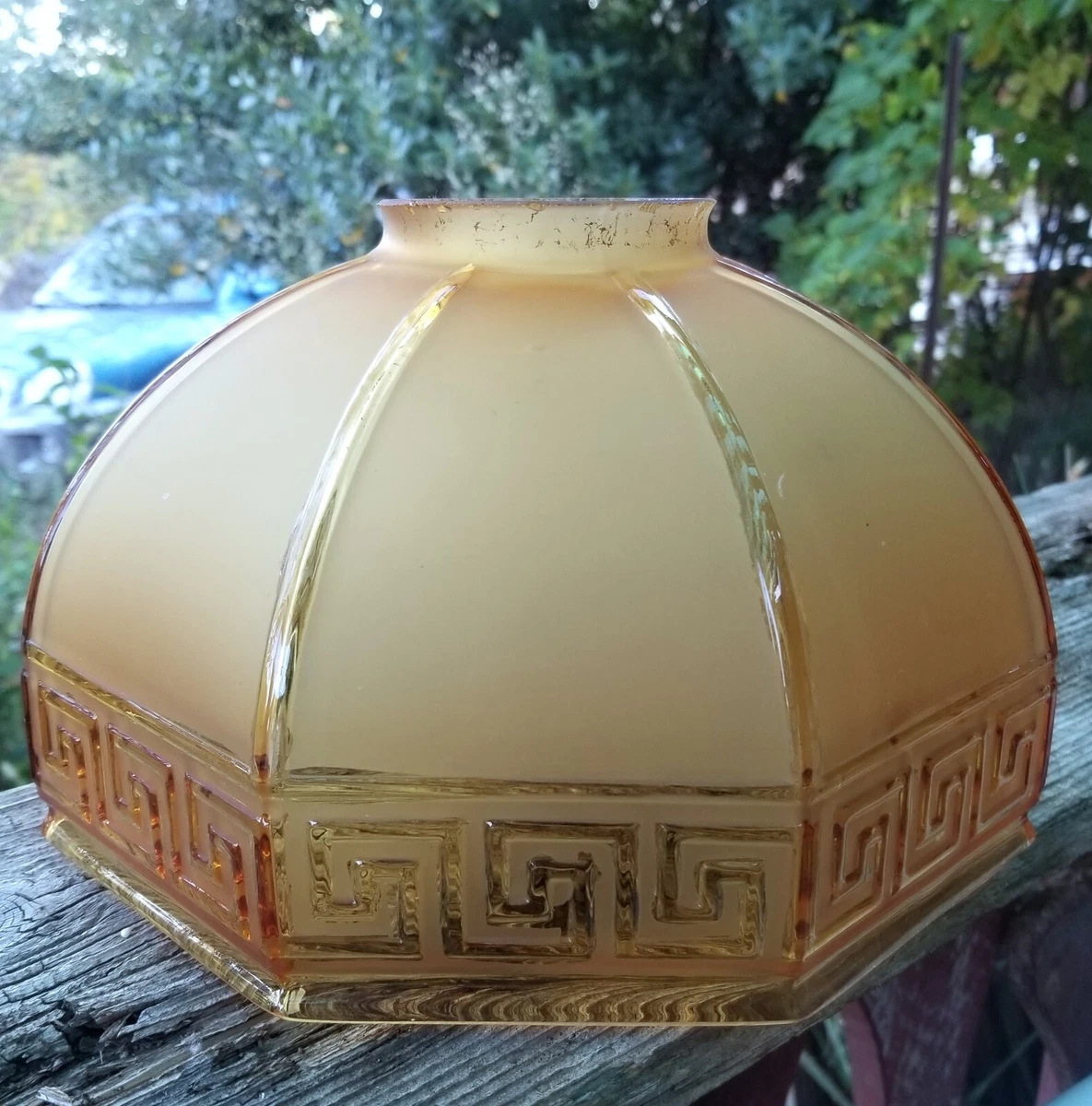 Art deco lamp shade cheap glass