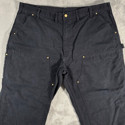 パンツ Carhartt B01 Dungaree Fit 29x30 Amazon.com: Carhartt Men's B01 Loose Straight Firm Duck Double