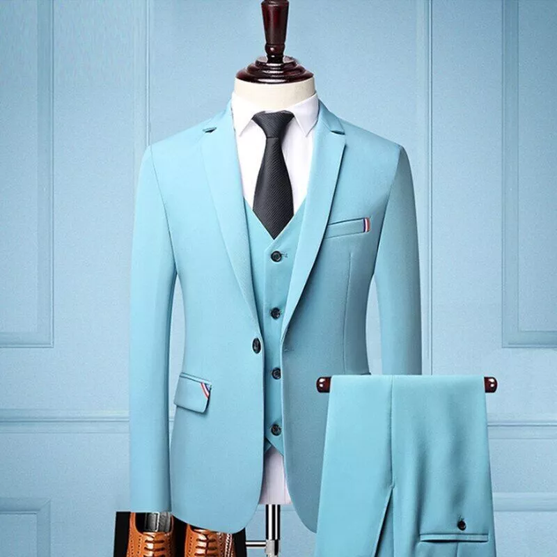 2023 Coat vest pants Men s English style elegant and simple three