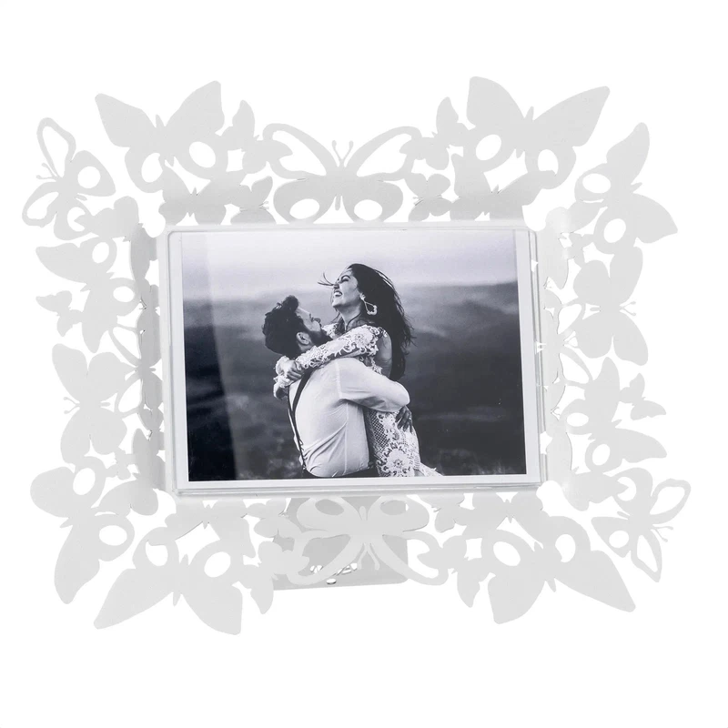 Porta Foto Ritratto 13x17 Farfalle Bianco Arti e Mestieri Farfalloso Orizzontale, fotografia 9 di 9