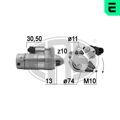 STARTER 220928A FOR TOYOTA COROLLA/ALTIS/QUEST YARIS/VITZ AURIS VERSO/SPACE 1.4L - Picture 2 of 12