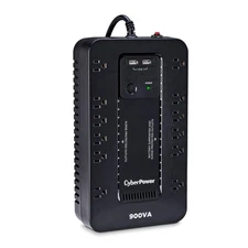 ST900U Standby UPS System, 900VA/500W, 12 Outlets, 2 USB Charging Ports, Comp...