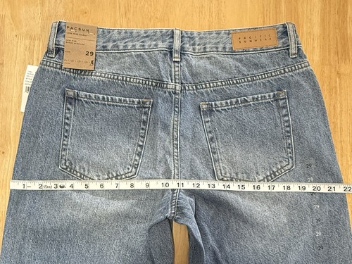 Jeans PacSun vita bassa larghi larghi larghi larghi taglia 29 nuovi con etichette - Foto 14 di 14